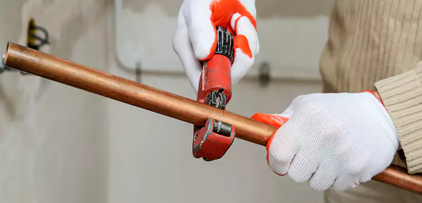 Temporary Copper Pipe Repair Freeport, NY