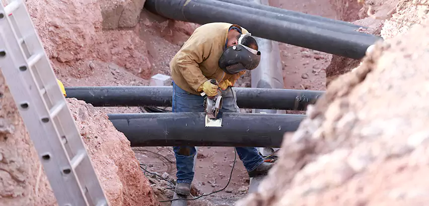 Cast Iron Sewer Pipe Replacement in Freeport